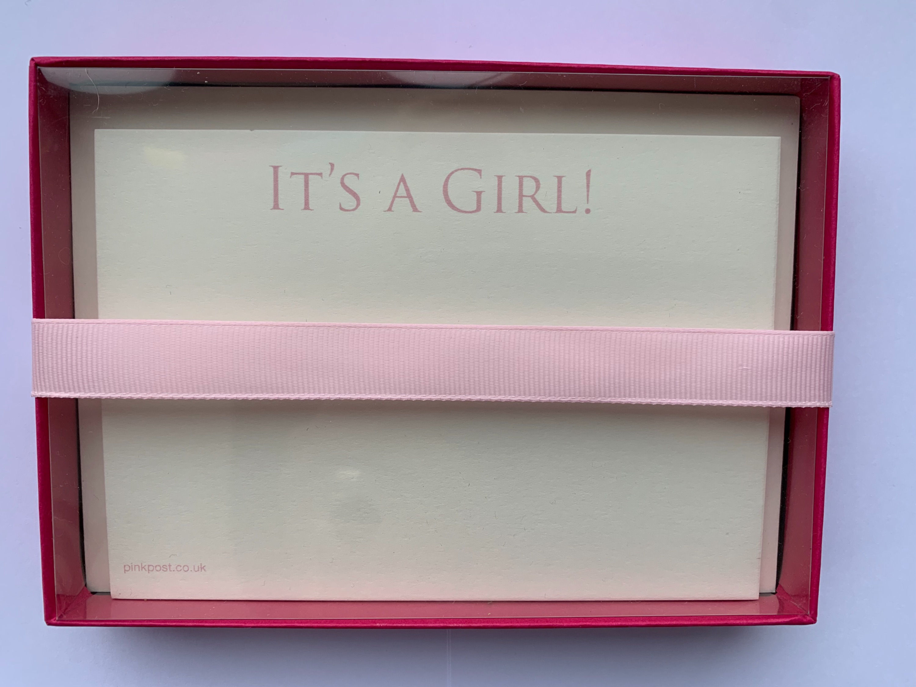 It's a girl!