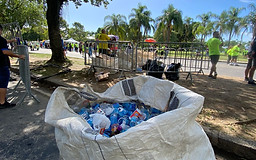 evento corrida reciclagem festas rave lixo tratamento reciclaveis plastico lixo sujo rua solução