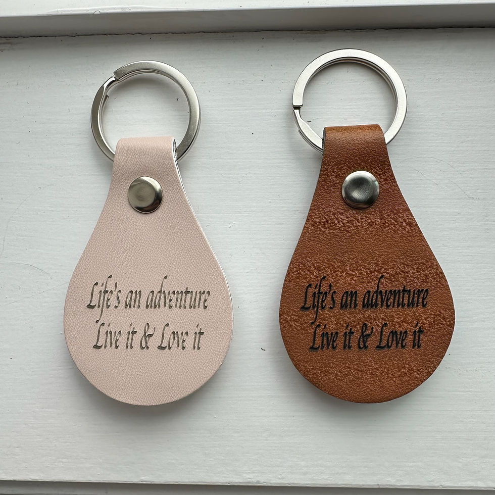 Thumbnail: Customized Leather Keychains