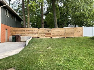 Horizontal Wood Fence