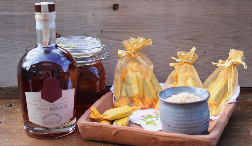 Thumbnail: Bourbon Caramels with Sea Salt - 5 Count Bag