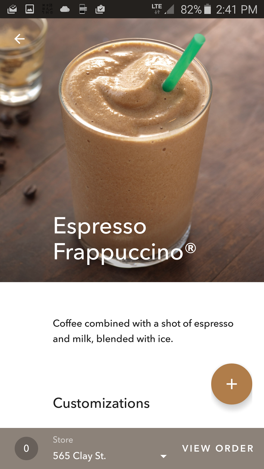 Espresso Frappuccino