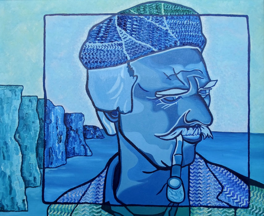 Dad at Cliffs of Moher