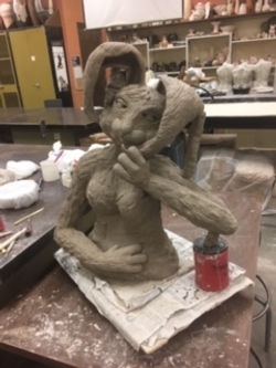 clay bunny