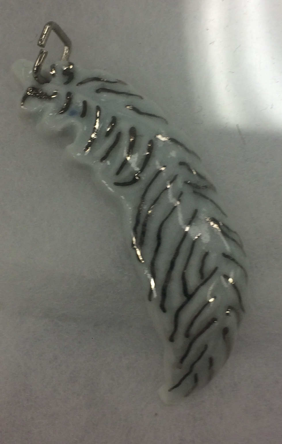 feather white gold straight