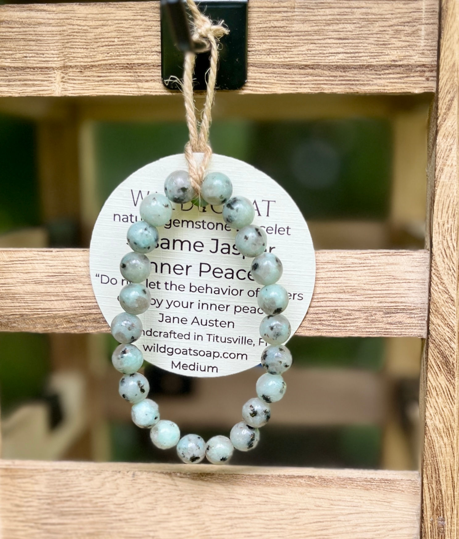 Sesame Jasper Gemstone Bracelet