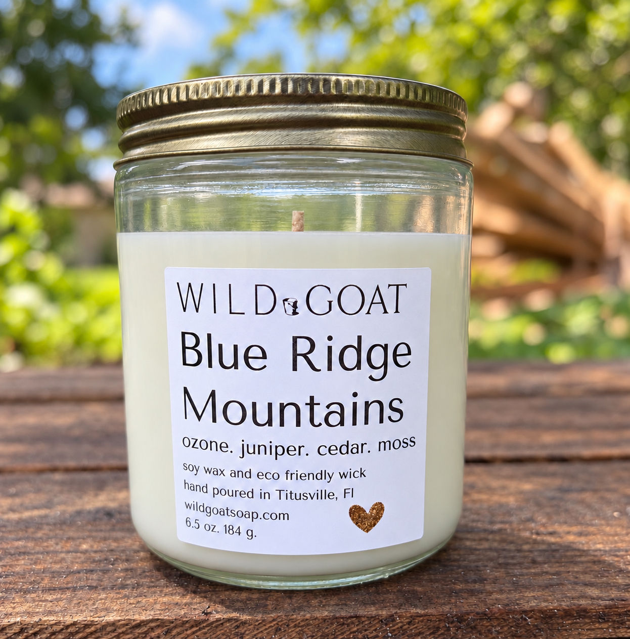 Blue Ridge Mountains Candle