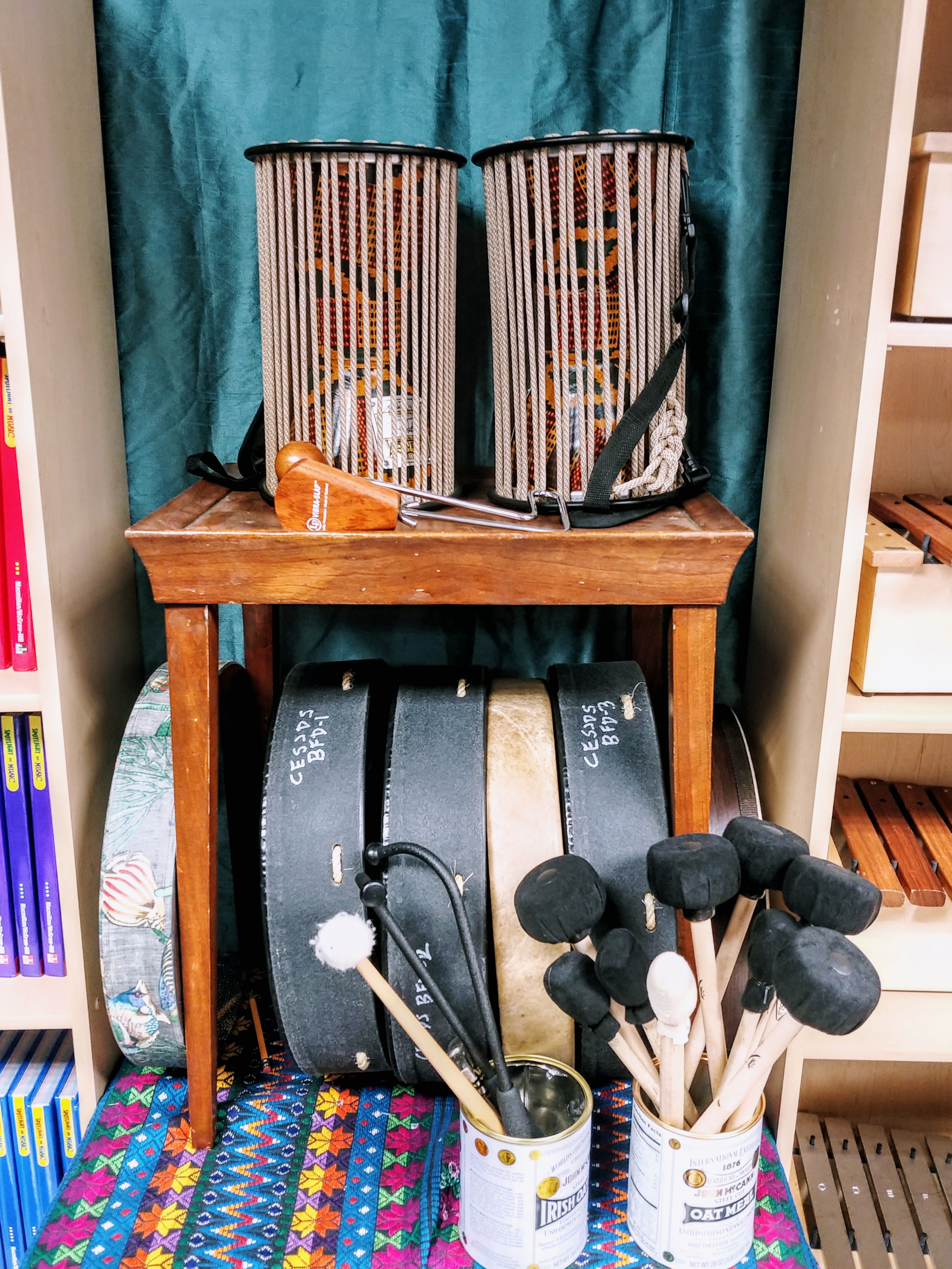 Frame Drums and Talking Drums (Part of the World Music Drumming curriculum)