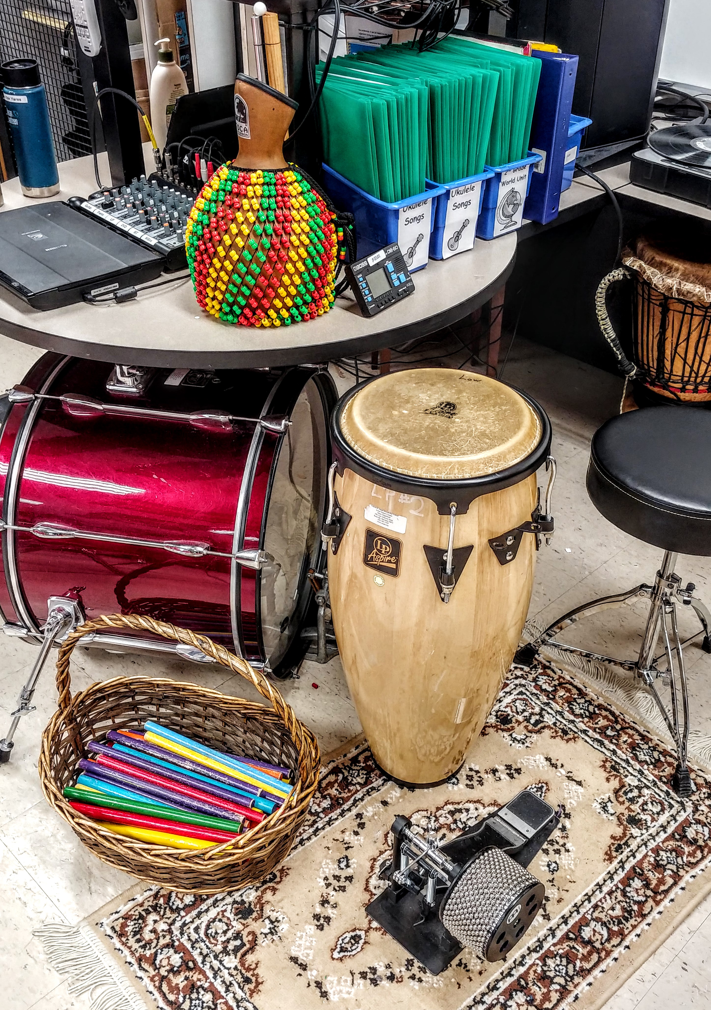 Percussion Instruments Used to Accompany Music Classes