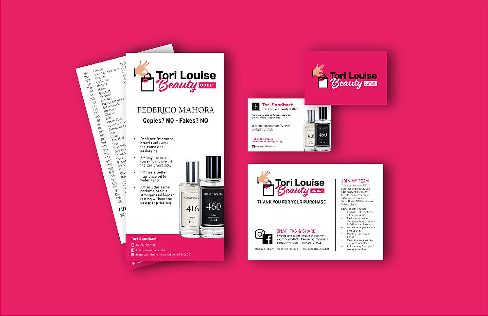 Tori Louise Beauty Salon Branding and Business Essentials