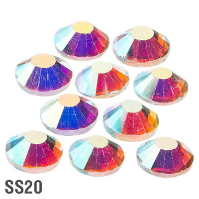 Миниатюра: Термостразы универсальные Swarovski Чехия, голографические в баночке