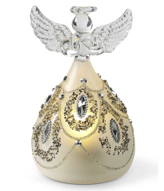 Angel with silver jewels