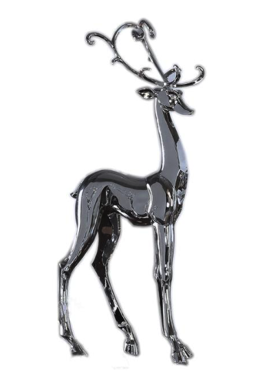 Metallic Standing Deer