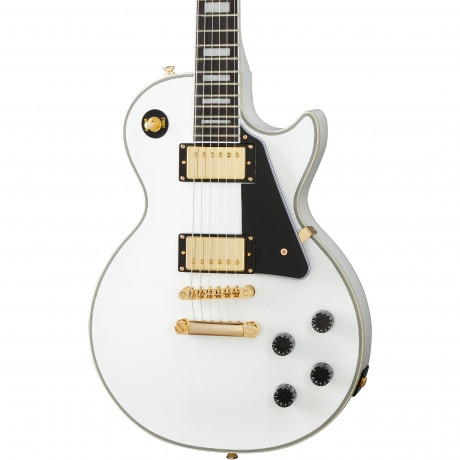 Epiphone EILCAWGH1 Les Paul Custom Elektro Gitar (Alpine White