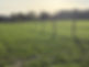 Long stretch of livestock fencing in a green British countryside field