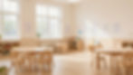 Bright Luz Family Daycare classroom with small tables