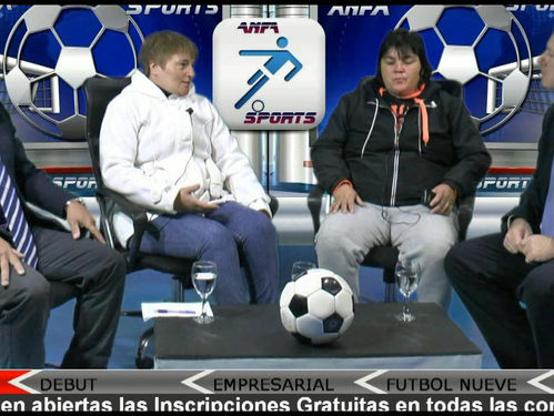 INTEGRANTES del C.A. PUNTA RIELES ESTUVIERON en ANFA SPORTS TV