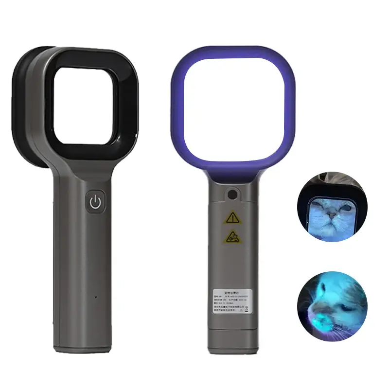 Woods Light Skin Examination for Cat Dog Ringworm Handheld UV Wood's Lamp Skin