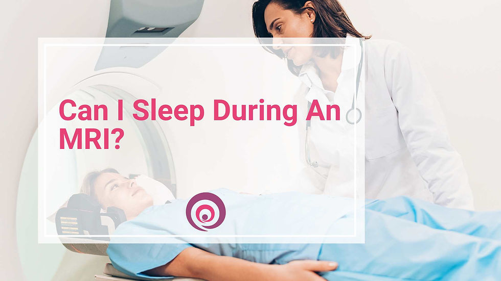 Can I Sleep During An MRI?