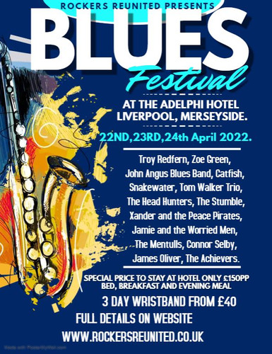 Blues On The Green 2022 Schedule Liverpool Blues 2022 - Saturday Only | Rockers Reunited