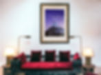 Photo of Matterhorn in a wooden frame