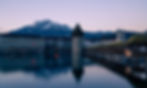 Lucerne - the best photo spot on the bridge and Mount Pilatus