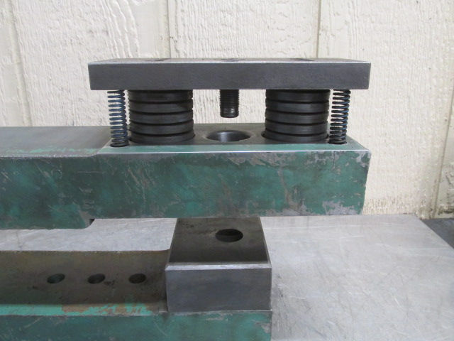Thumbnail: Unipunch 12AH-4 Punch Press C-Frame Die Set Shoe 12" Throat 4" Wide