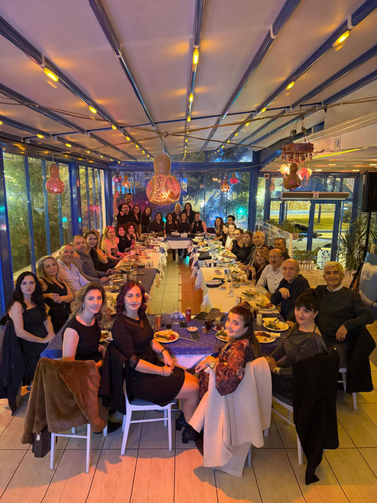 Strategically planned table layout for corporate events and business dinners in Ankara.