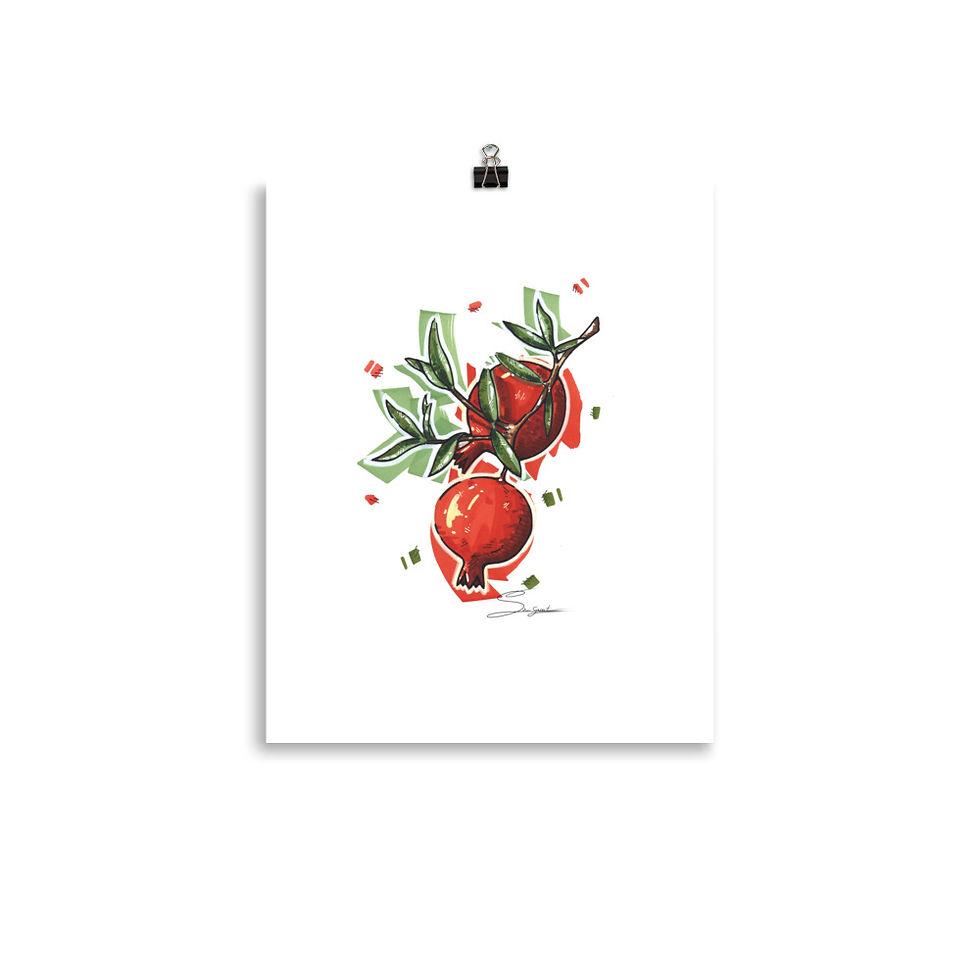 Thumbnail: Pomegranate (Inch) Art print