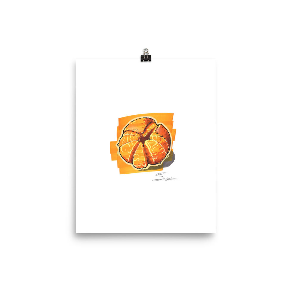 Thumbnail: Mandarine (Inch) Art print