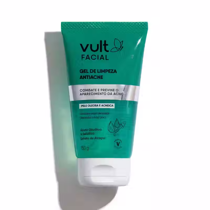 Gel de Limpeza Facial Antioleosidade da Vult (150g)