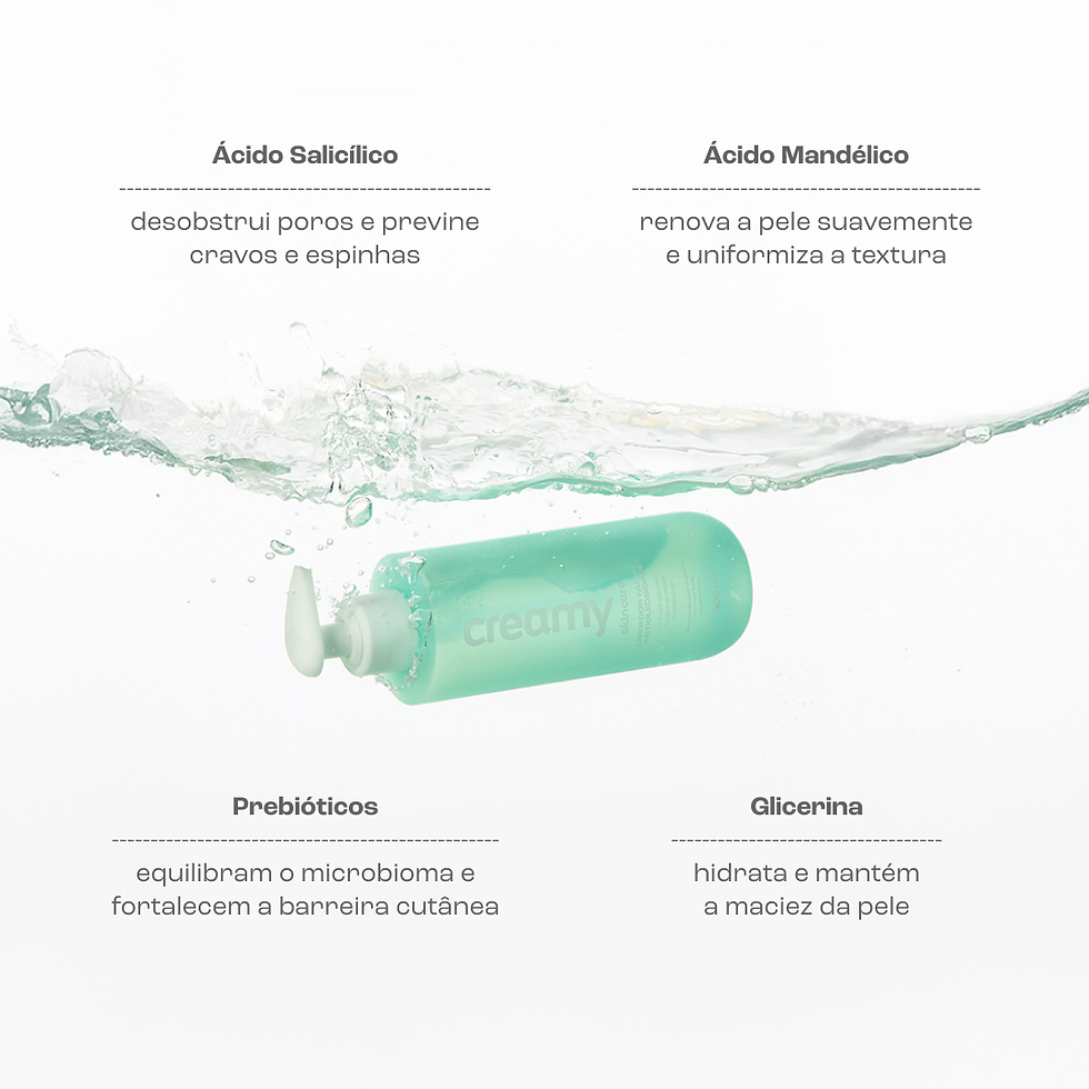 Miniatura: Limpador Facial Antioleosidade 300ml – Creamy