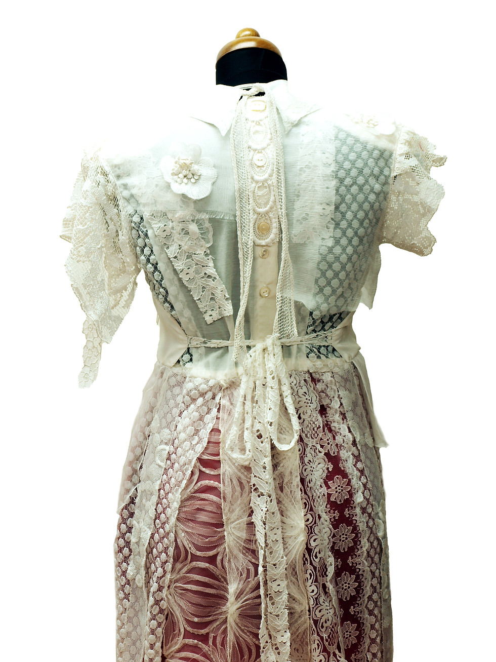 Thumbnail: upcycled wedding dress crafted from deadstock lace and fabric offcuts