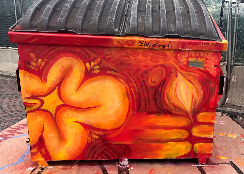 Trash To Treasure mural with the University District- front