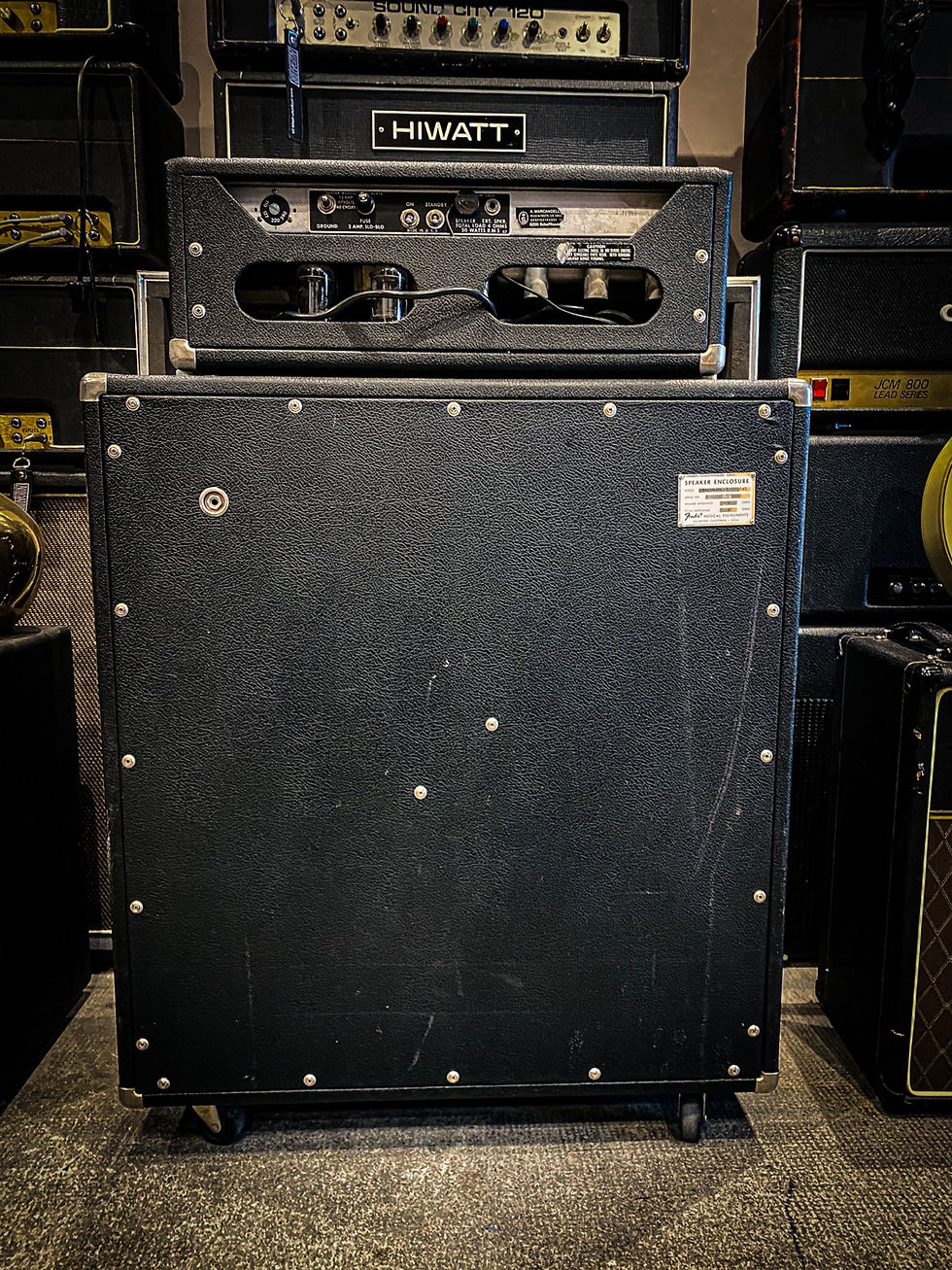 Miniature : Fender Bassman 50 head & cabinet 1975