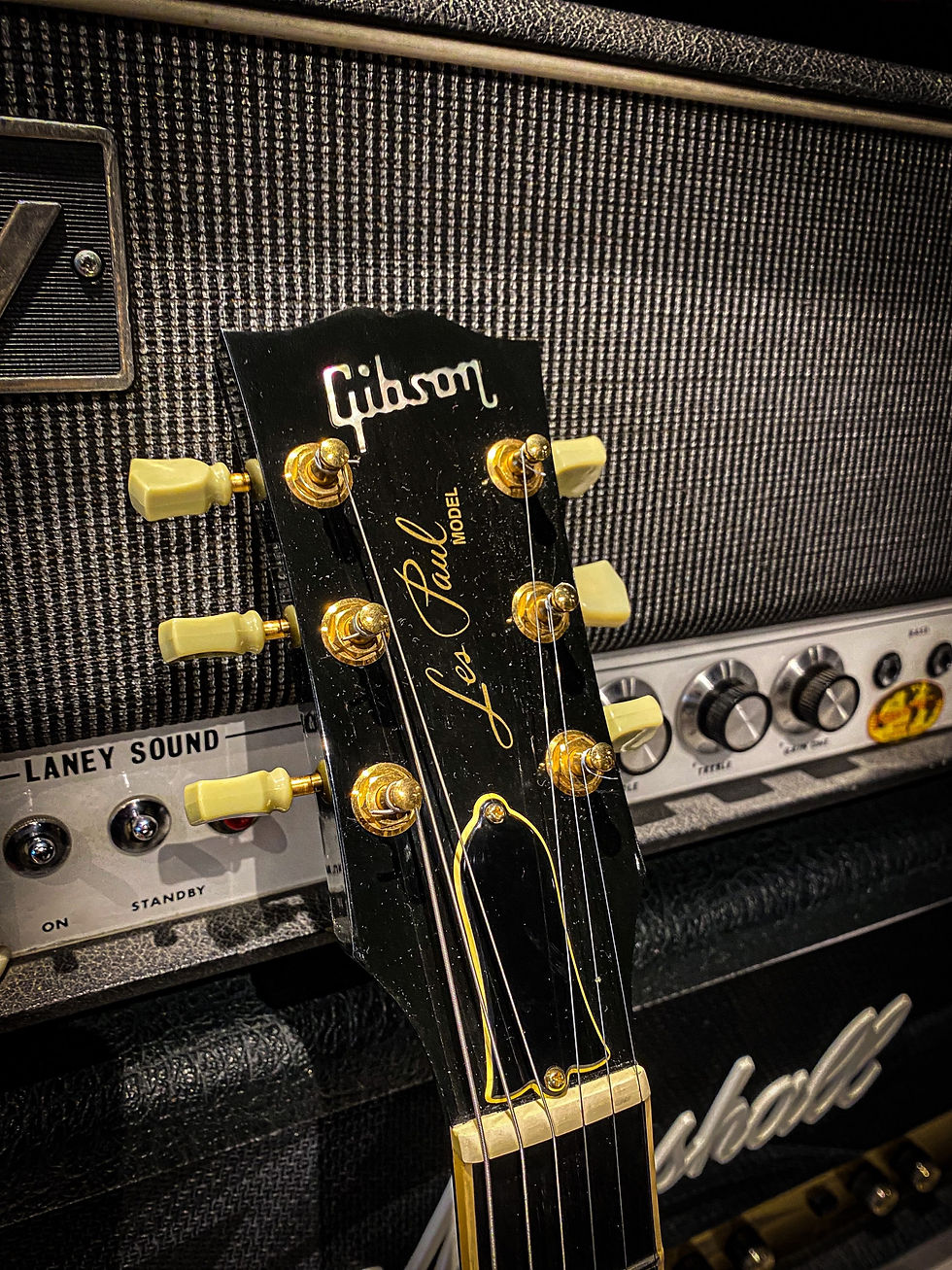 Thumbnail: Gibson Les Paul black 40th anniversary 1991 54 reissue 
