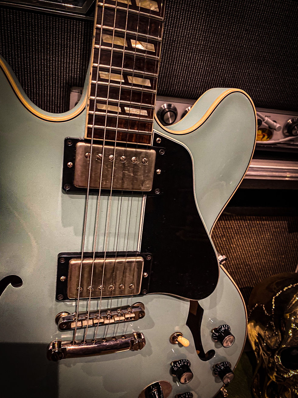 Miniature : Gibson Memphis ES345 64 Reissue Sea Foam limited edition 2016 