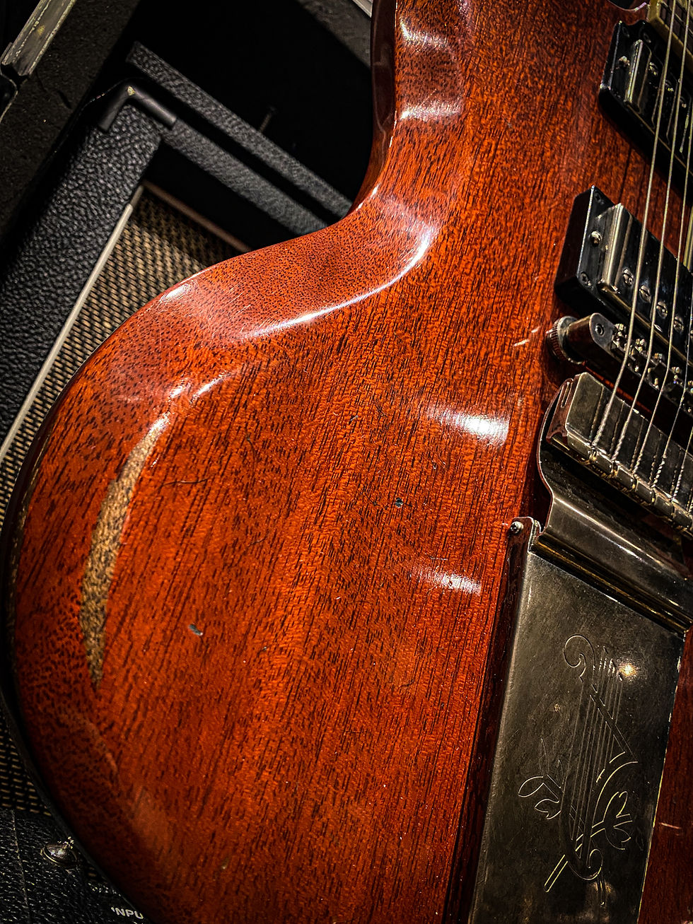 Thumbnail: Gibson SG 61 maestro Vibrola relic by Alligator 