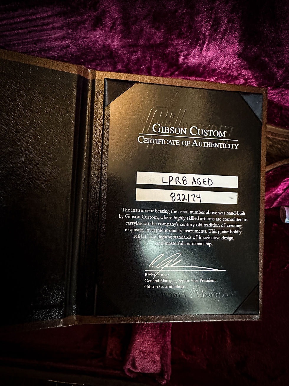 Thumbnail: Gibson les Paul custom shop 58 light aged 2012 