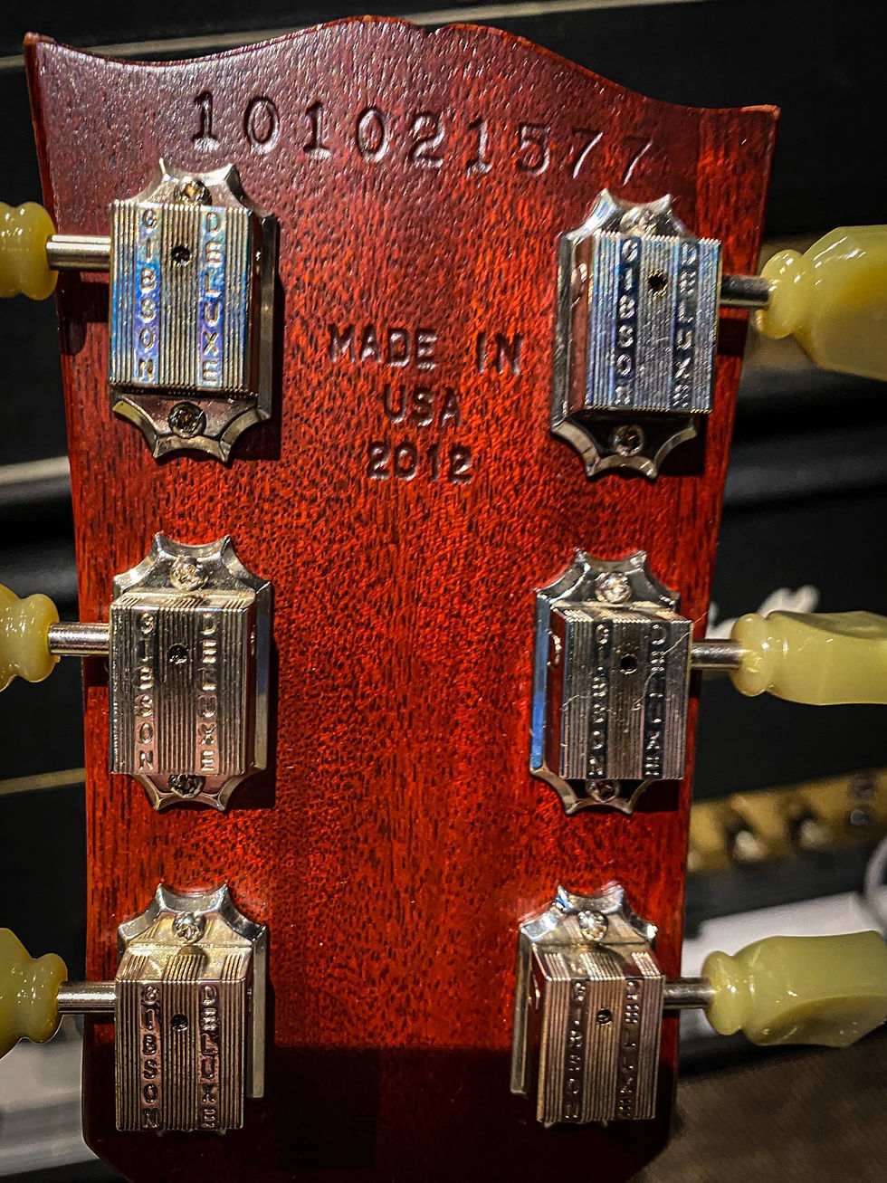 Miniature : Gibson SG ‘61 reissue 2012 worn cherry 
