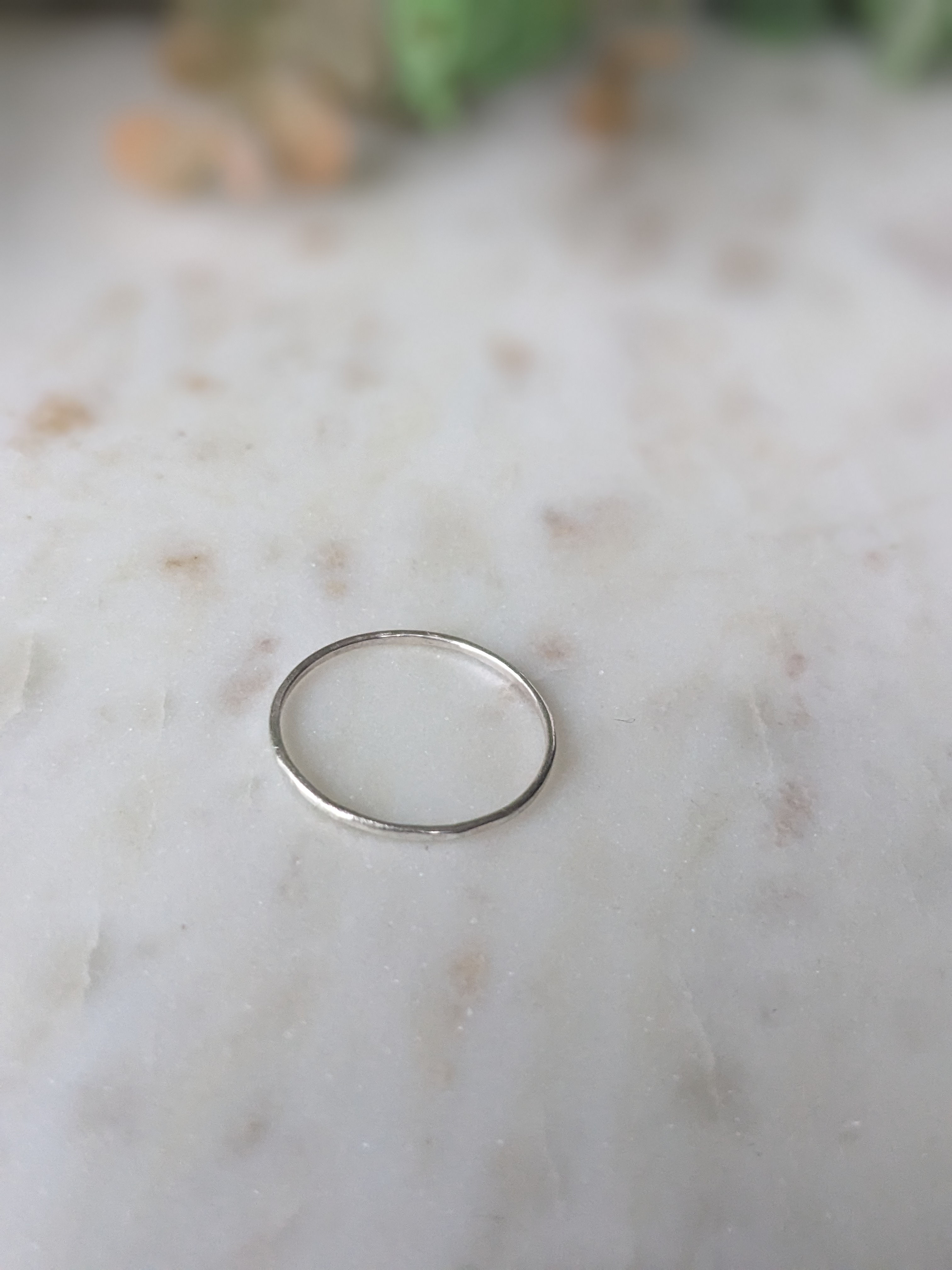 Skinny Sterling Silver Ring