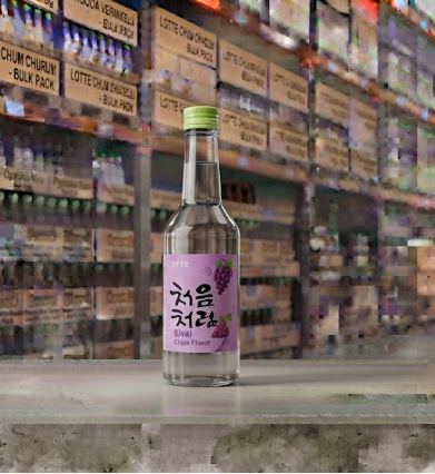 Lotte chium churum soju (uva)
