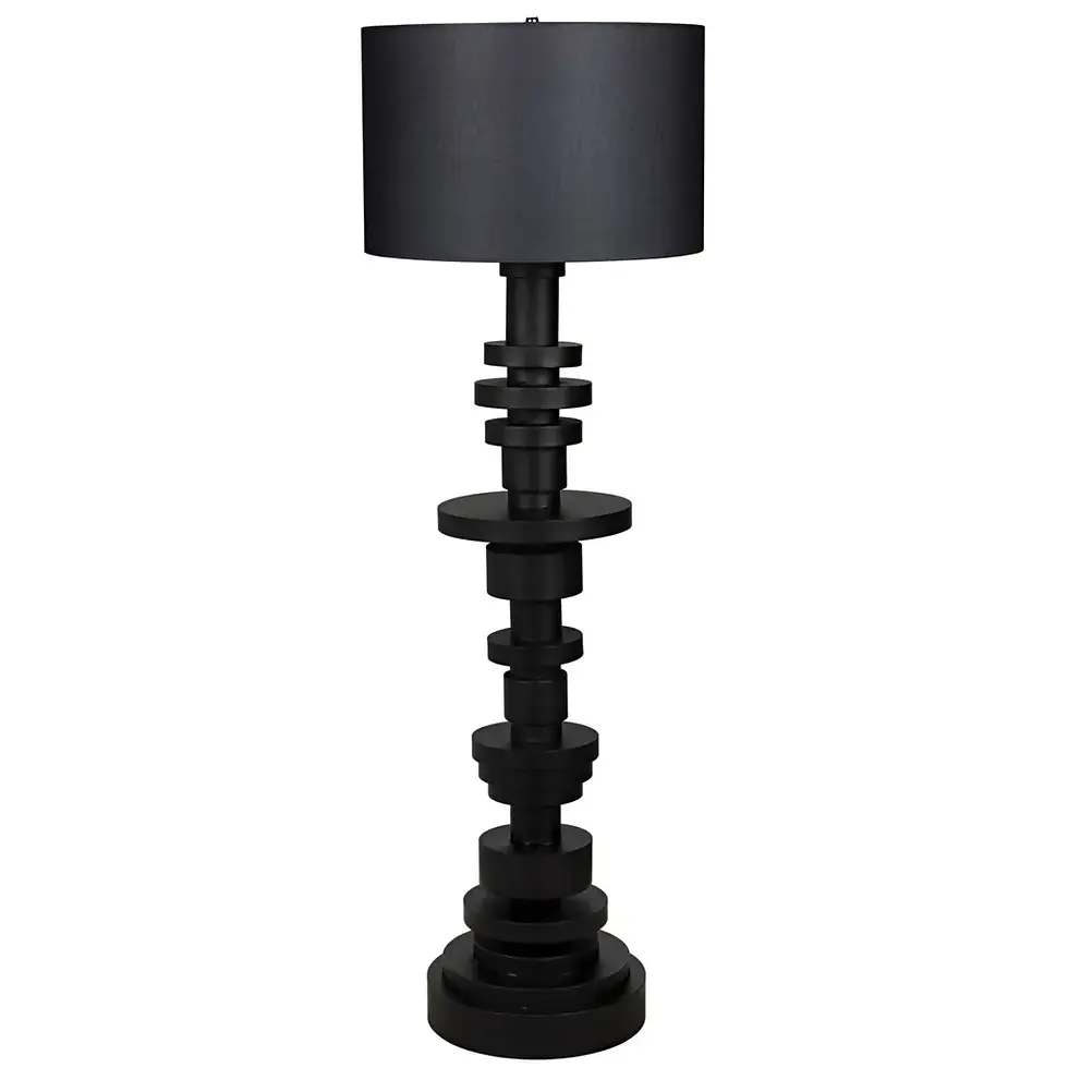 Black Metal Floor Lamp