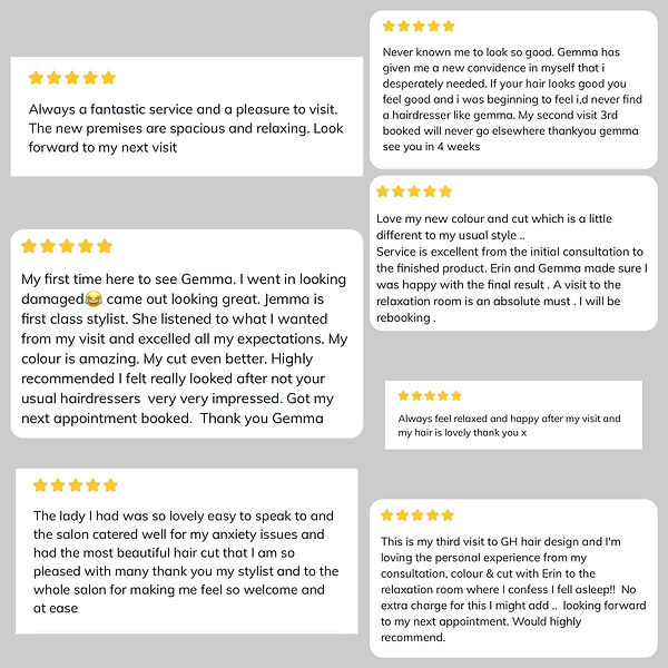 Examples Of Good Reviews For Hair Stylist 