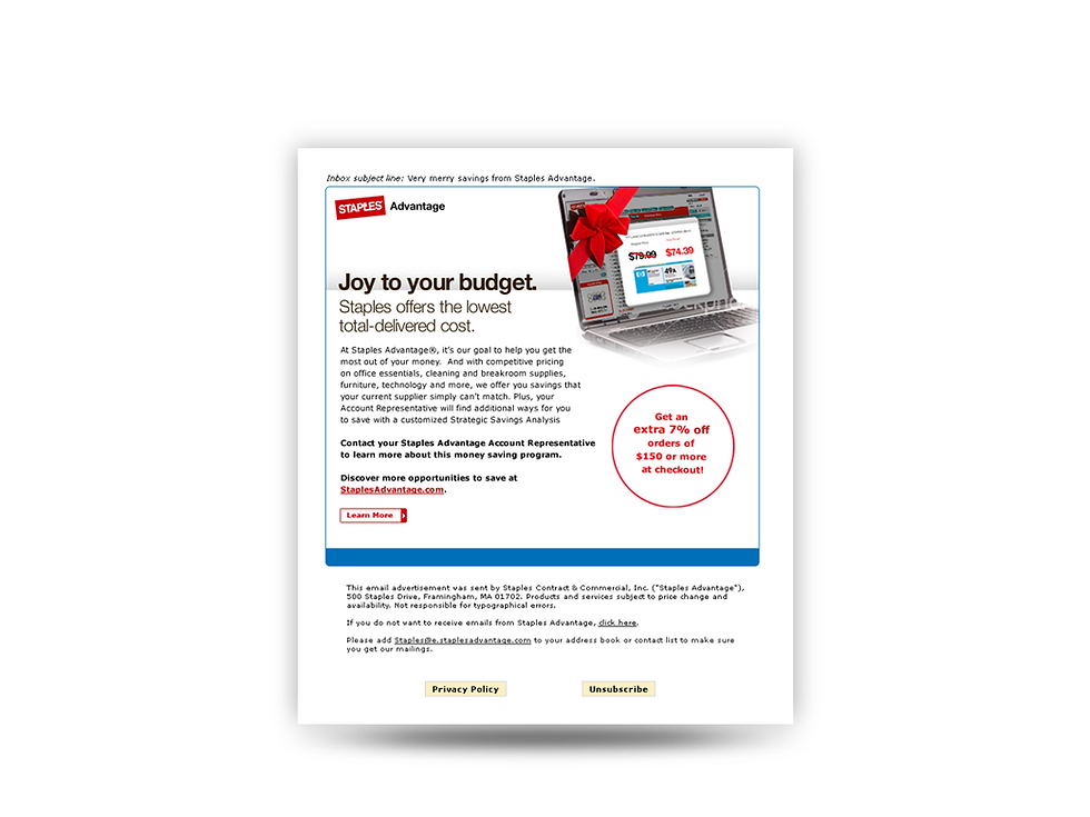 Budget Email