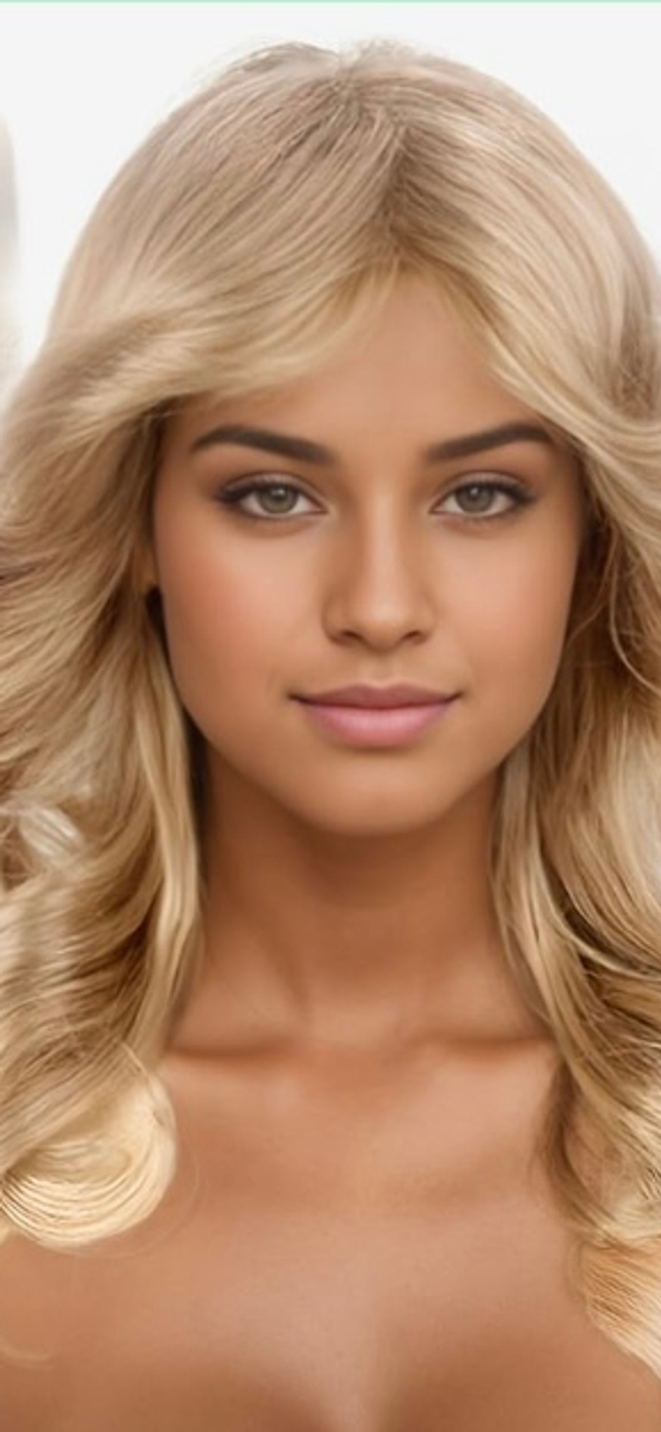 Blonde Long Feathered Wig