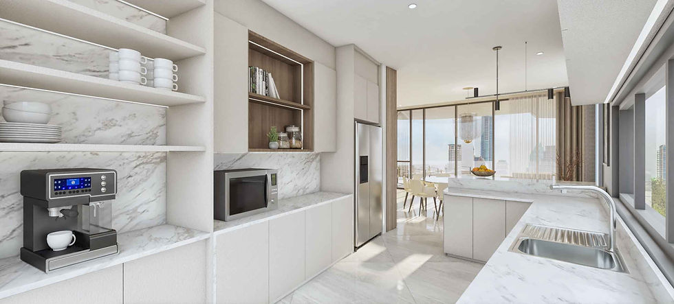 Premium unit open kitchen