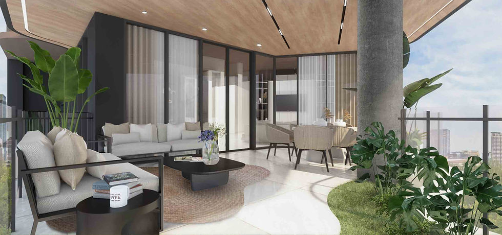 Premium unit balcony