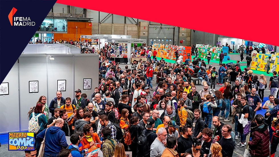 Multitud de asistentes al Madrid Comic Pop Up