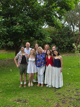 Staff photo taken outside in the lovely spring weather, showing you more of who we are at Bruce Psychology in Mandurah.